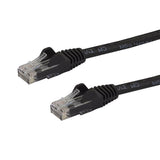StarTech 10m CAT6 Ethernet Cable - Black Snagless Gigabit - 100W PoE UTP 250Mhz Category 6 Patch Cord UL Certified Wiring/TIA