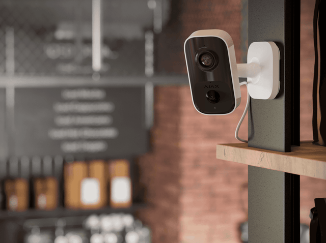 Ajax IndoorCam Security Camera — White