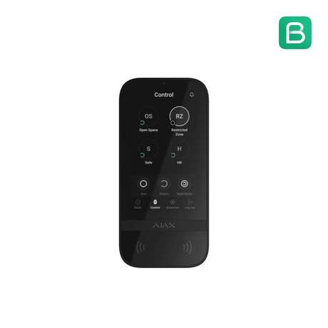 Ajax KeyPad TouchScreen Wireless — Black