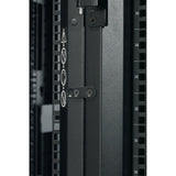 APC by Schneider Electric NetShelter 42U Enclosed Cabinet Rack Cabinet for Blade Server - 482.60 mm Rack Width - Black - TAA Compliant