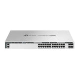 Omada S6500-24G4XF 24 Ports Manageable Ethernet Switch - Gigabit Ethernet, 10 Gigabit Ethernet - 10/100/1000Base-T, 1000Base-X, 10GBase-X - Grey