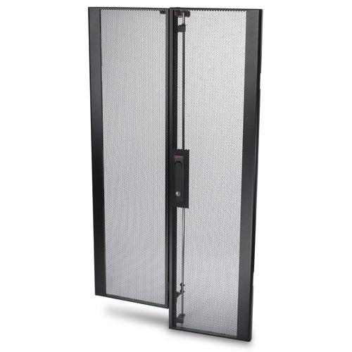APC by Schneider Electric NetShelter SX 24U Floor Standing Enclosed Cabinet Rack Cabinet for Server, Storage - 482.60 mm Rack Width - Black - TAA Compliant