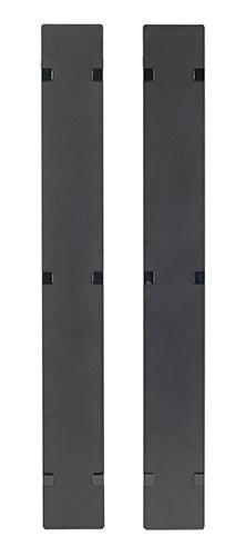 APC by Schneider Electric AR7581A Cable Organizer - Black - 2 Each Pack - TAA Compliant