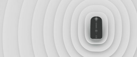 Ajax MotionCam (PhOD) Motion Sensor with Camera — Black shown in use