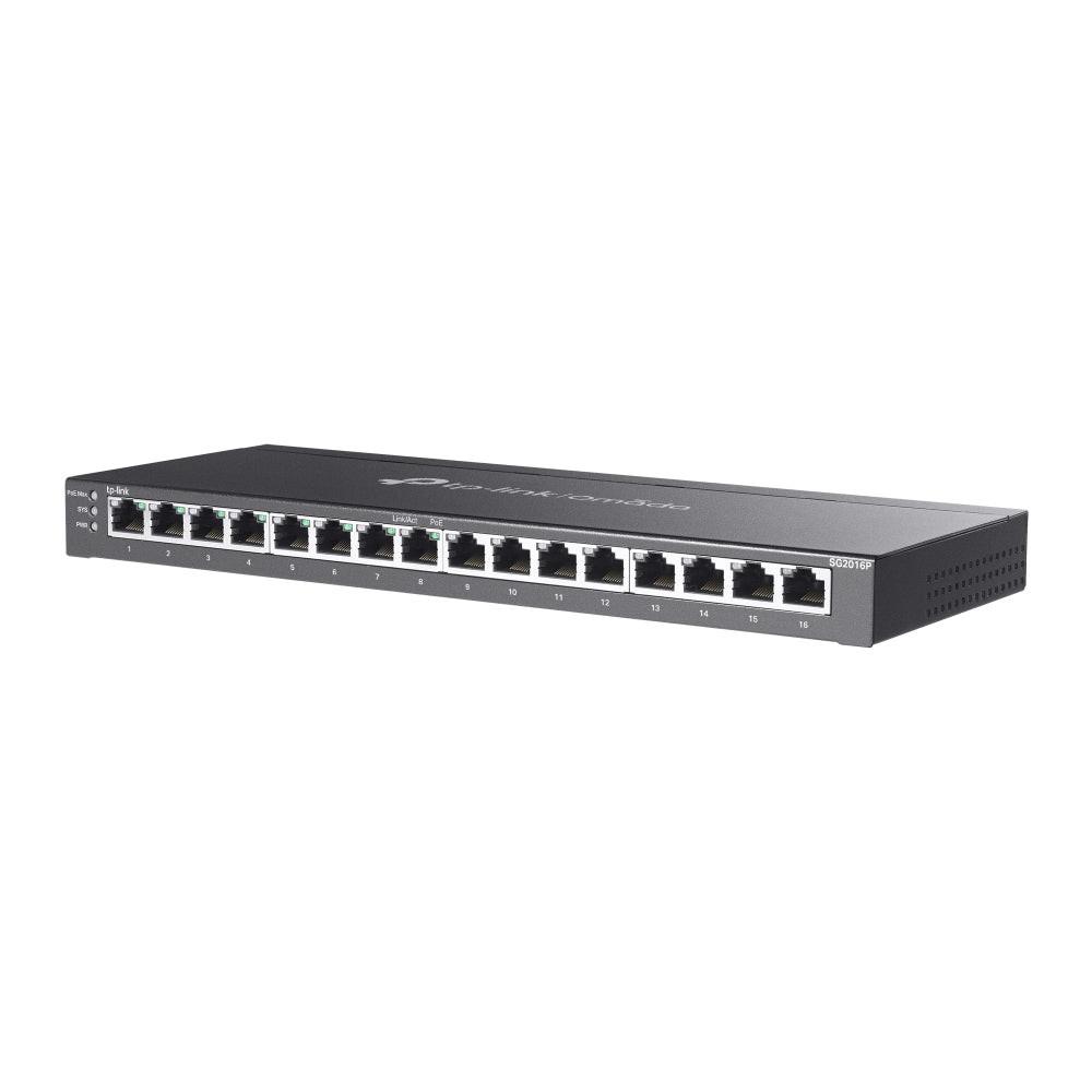 Omada SG2016P 16 Ports Manageable Ethernet Switch - Gigabit Ethernet - 10/100/1000Base-T