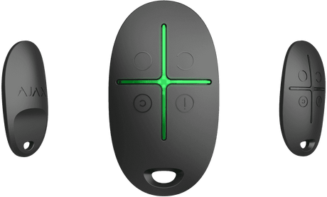 Ajax SpaceControl Key Fob — Black shown in use