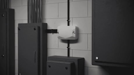 Ajax Case A Fibra (106x168x56) — White shown in use