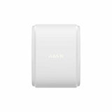Ajax Dual Curtain Outdoor Motion Sensor — White shown in use