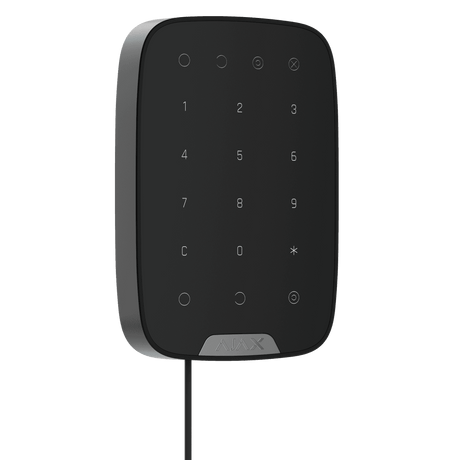 Ajax KeyPad Fibra — Black shown in use