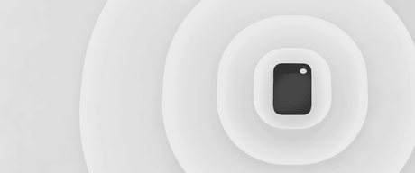 Ajax RFID Tag shown in use