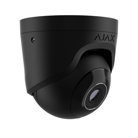 Ajax TurretCam (5 MP/2.8 MM) Security Camera — Black shown in use