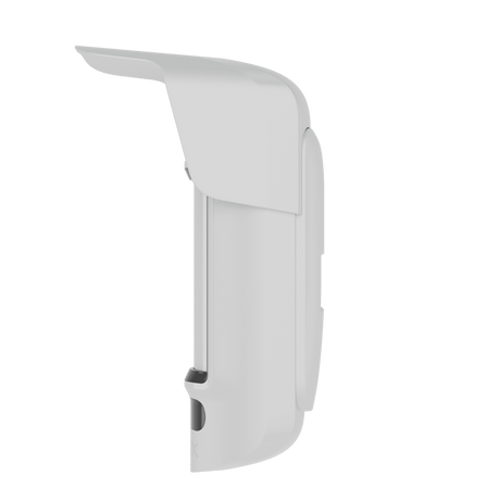 Ajax MotionCam HighMount Outdoor (PhOD) Motion Sensor — White shown in use