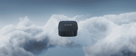 Ajax LifeQuality Air Quality Sensor — Black shown in use