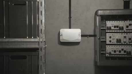 Ajax Case C Fibra (260x210x93) — White shown in use