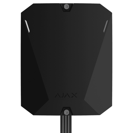 Ajax Hub Hybrid (4G) Fibra — Black shown in use