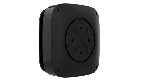 Ajax FireProtect 2 SB (Heat/Smoke) Detector — Black shown in use