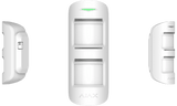 Ajax MotionProtect Outdoor Wireless Motion Sensor — White shown in use