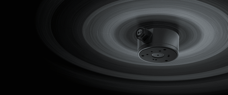 Ajax Camera Junction Box — Black shown in use