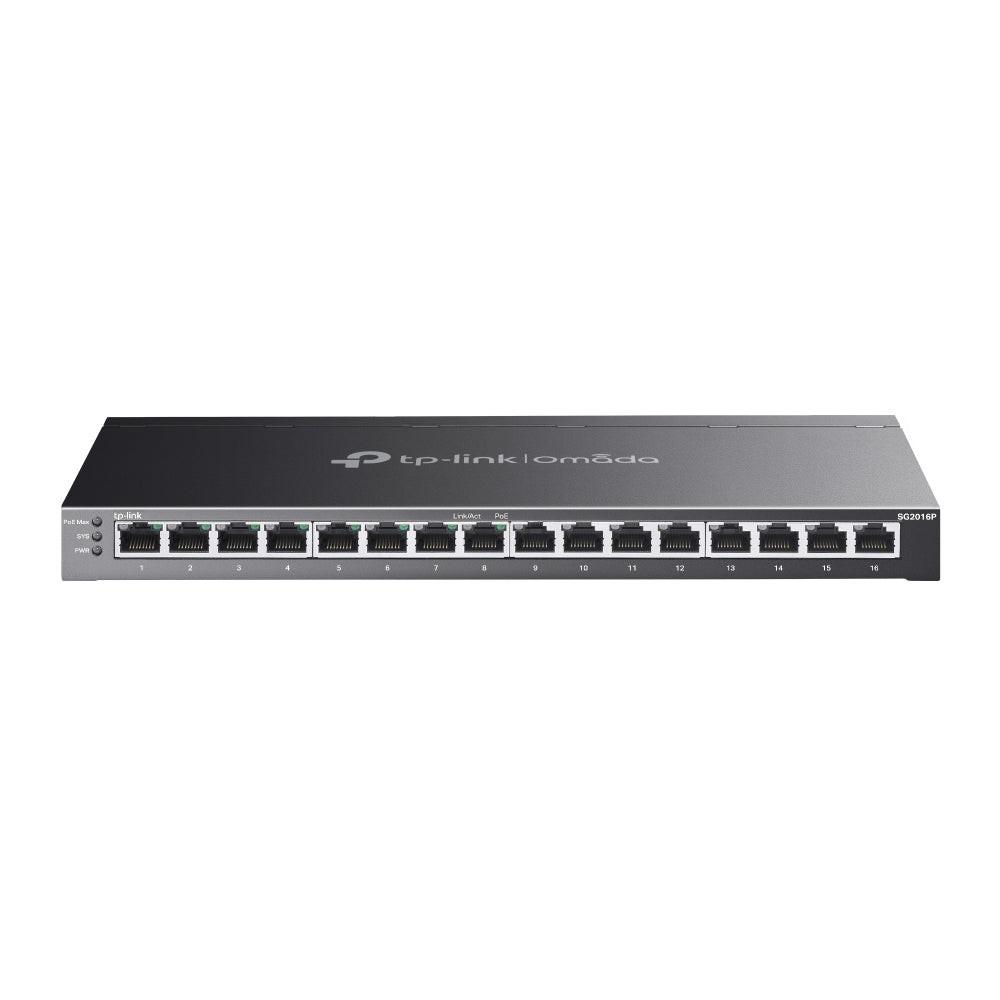 Omada SG2016P 16 Ports Manageable Ethernet Switch - Gigabit Ethernet - 10/100/1000Base-T