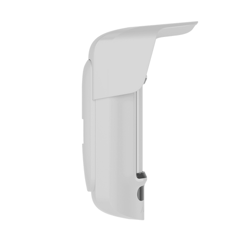 Ajax MotionCam HighMount Outdoor (PhOD) Motion Sensor — White shown in use
