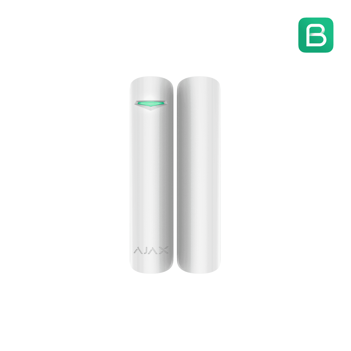 Ajax DoorProtect wireless door sensor in white