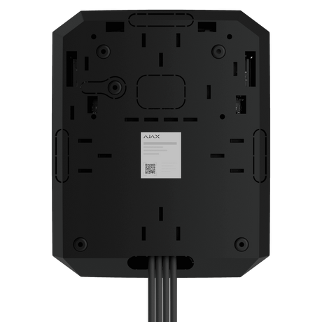 Ajax Hub Hybrid (4G) Fibra — Black shown in use