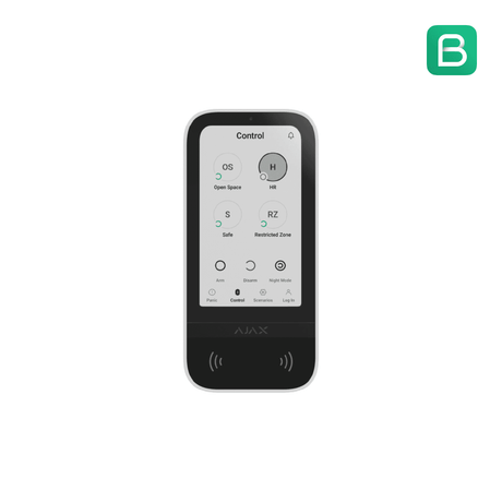 Ajax KeyPad TouchScreen Wireless — White