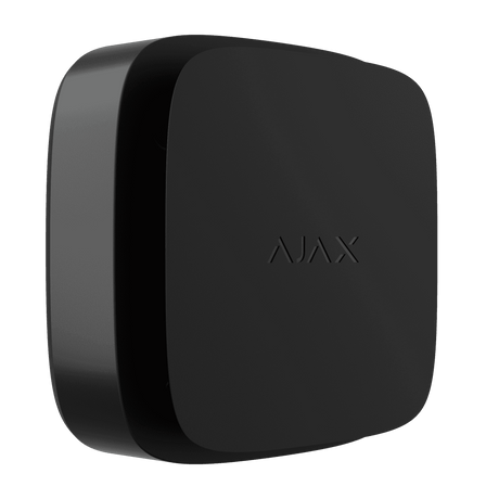 Ajax FireProtect 2 AC 240V (Heat/Smoke/CO) — Black shown in use