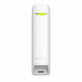 Ajax MotionProtect Curtain Wireless Motion Sensor — White shown in use