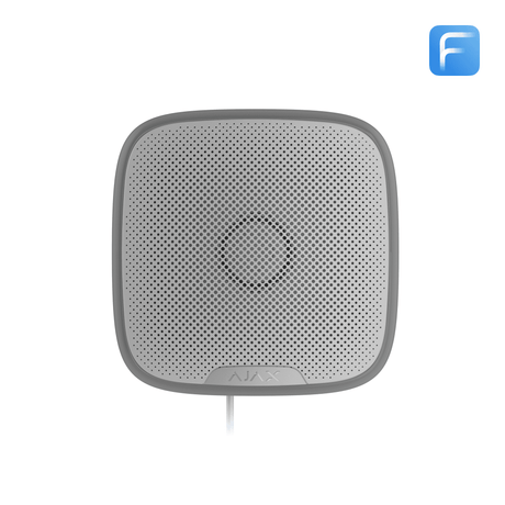Ajax StreetSiren Fibra — White