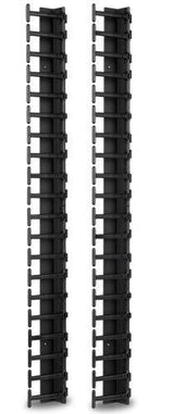APC by Schneider Electric AR7721 Cable Organizer - Black - 2 Each Pack - TAA Compliant