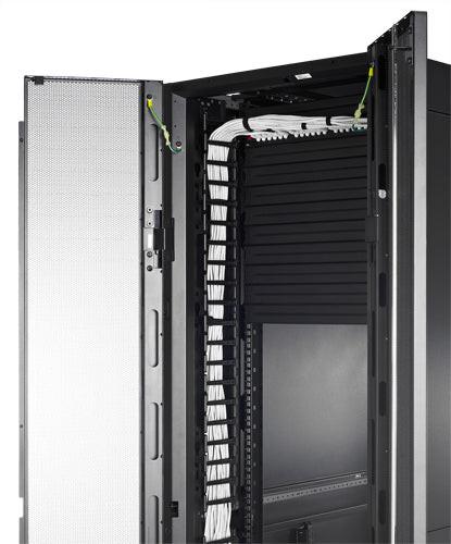 APC by Schneider Electric AR7721 Cable Organizer - Black - 2 Each Pack - TAA Compliant
