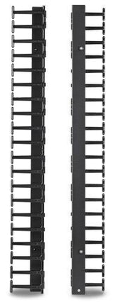 APC by Schneider Electric AR7721 Cable Organizer - Black - 2 Each Pack - TAA Compliant