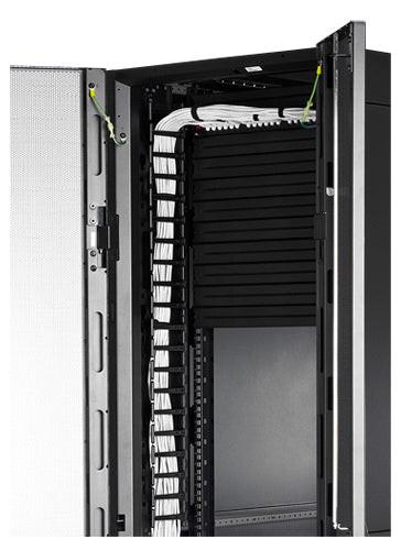 APC by Schneider Electric AR7721 Cable Organizer - Black - 2 Each Pack - TAA Compliant