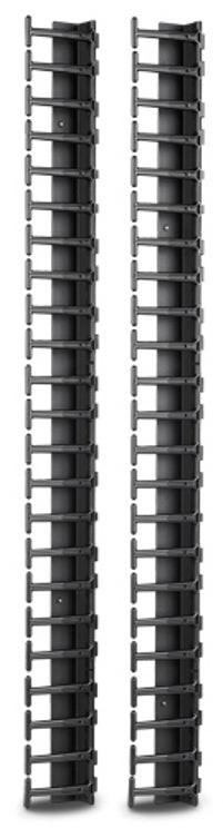 APC by Schneider Electric AR7723 Cable Organizer - Black - 1 Each Pack - TAA Compliant