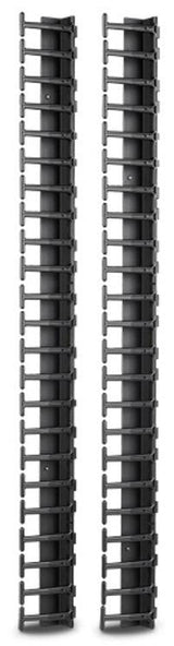 APC by Schneider Electric AR7723 Cable Organizer - Black - 1 Each Pack - TAA Compliant