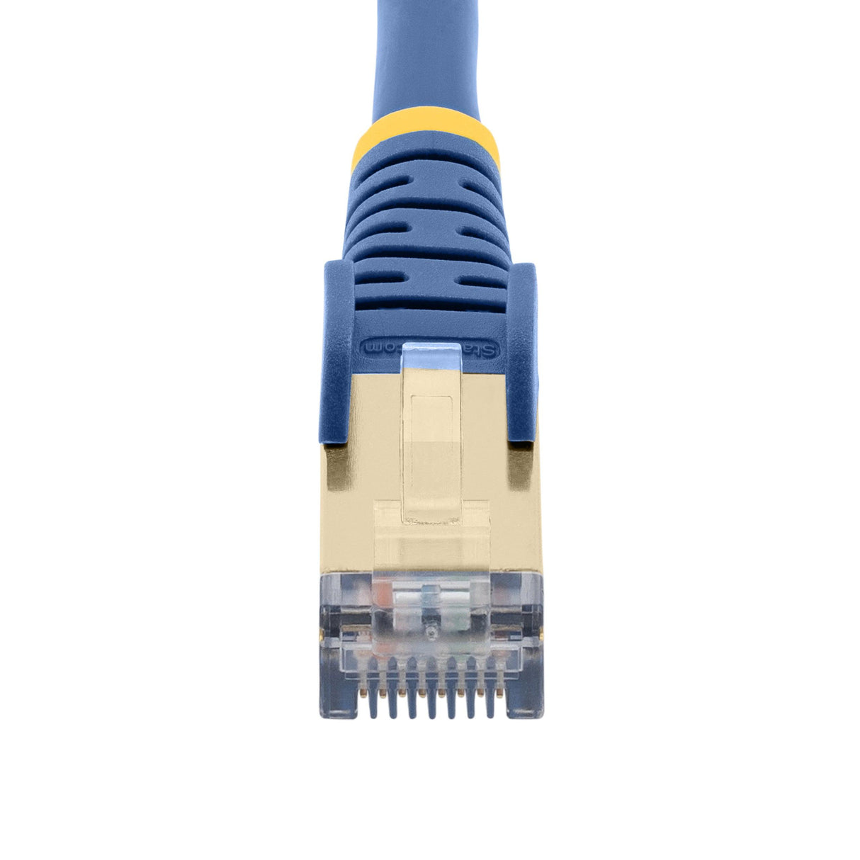 StarTech.com 0.50m CAT6a Ethernet Cable - 10 Gigabit Category 6a Shielded Snagless 100W PoE Patch Cord - 10Gb Blue UL Certified Wiring/TIA