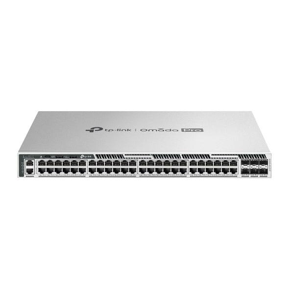 Omada S6500-48G6XF 48 Ports Manageable Layer 3 Switch - Gigabit Ethernet, 10 Gigabit Ethernet - 10/100/1000Base-T, 1000Base-X, 10GBase-X