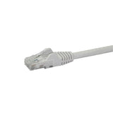 StarTech 1m CAT6 Ethernet Cable - White Snagless Gigabit - 100W PoE UTP 250Mhz Category 6 Patch Cord UL Certified Wiring/TIA