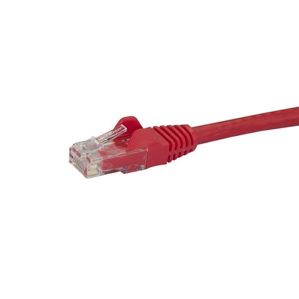 StarTech 2m CAT6 Ethernet Cable - Red Snagless Gigabit - 100W PoE UTP 250Mhz Category 6 Patch Cord UL Certified Wiring/TIA