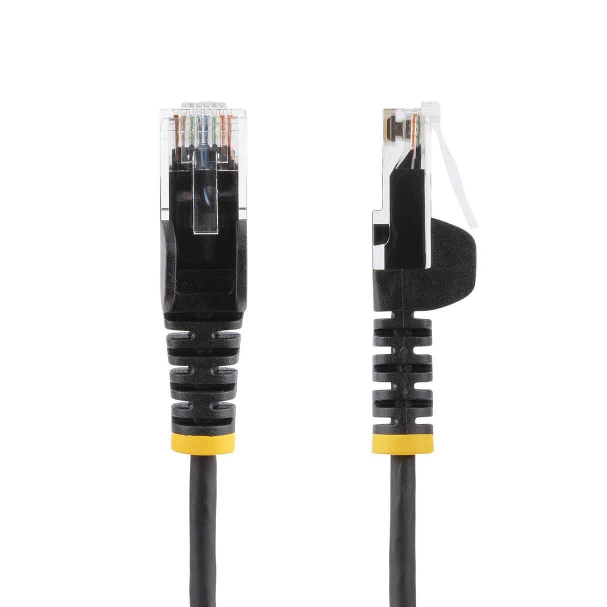 StarTech.com 2 m CAT6 Cable - Slim CAT6 Patch Cord - Black - Snagless RJ45 Connectors - Gigabit Ethernet Cable - 28 AWG (N6PAT200CMBKSS)