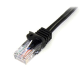 StarTech.com 3 m Black Cat5e Snagless RJ45 UTP Patch Cable - 3m Patch Cord