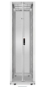 APC by Schneider Electric NetShelter SX AR3340W 42U Rack Cabinet for Networking, Airflow System - 482.60 mm Rack Width x 1048 mm Rack Depth - White - TAA Compliant