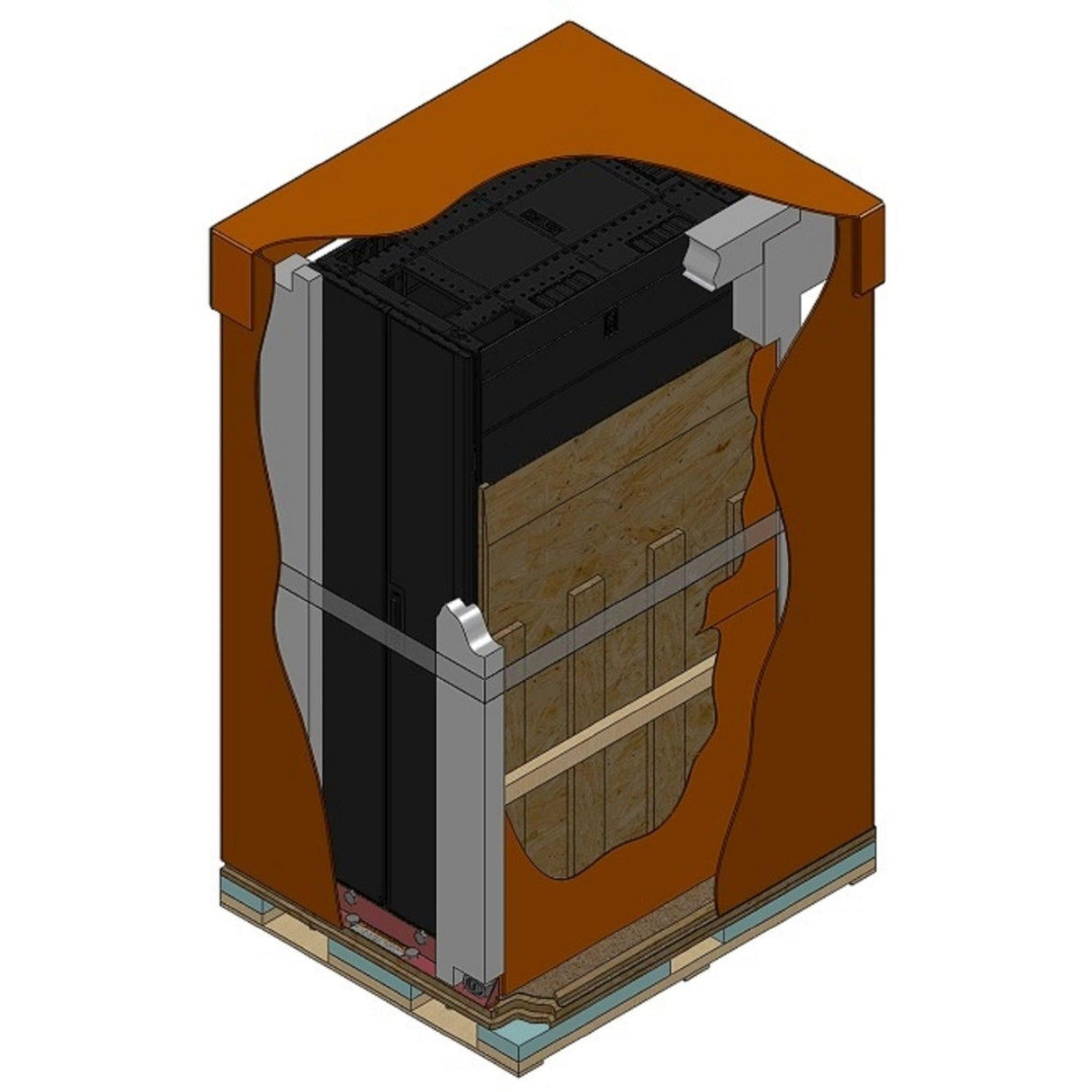 APC by Schneider Electric NetShelter SX AR3150SP 42U Rack Cabinet for Blade Server - 482.60 mm Rack Width x 915 mm Rack Depth - Black - TAA Compliant