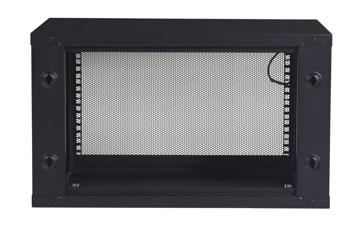 APC by Schneider Electric NetShelter WX AR106 6U Wall Mountable Rack Cabinet for Server, LAN Switch - 482.60 mm Rack Width x 329 mm Rack Depth - Black