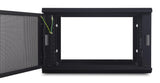 APC by Schneider Electric NetShelter WX AR106 6U Wall Mountable Rack Cabinet for Server, LAN Switch - 482.60 mm Rack Width x 329 mm Rack Depth - Black