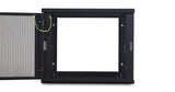 APC by Schneider Electric NetShelter WX AR109 9U Wall Mountable Rack Cabinet for Patch Panel, LAN Switch - 482.60 mm Rack Width x 329 mm Rack Depth - Black