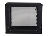 APC by Schneider Electric NetShelter WX AR109 9U Wall Mountable Rack Cabinet for Patch Panel, LAN Switch - 482.60 mm Rack Width x 329 mm Rack Depth - Black