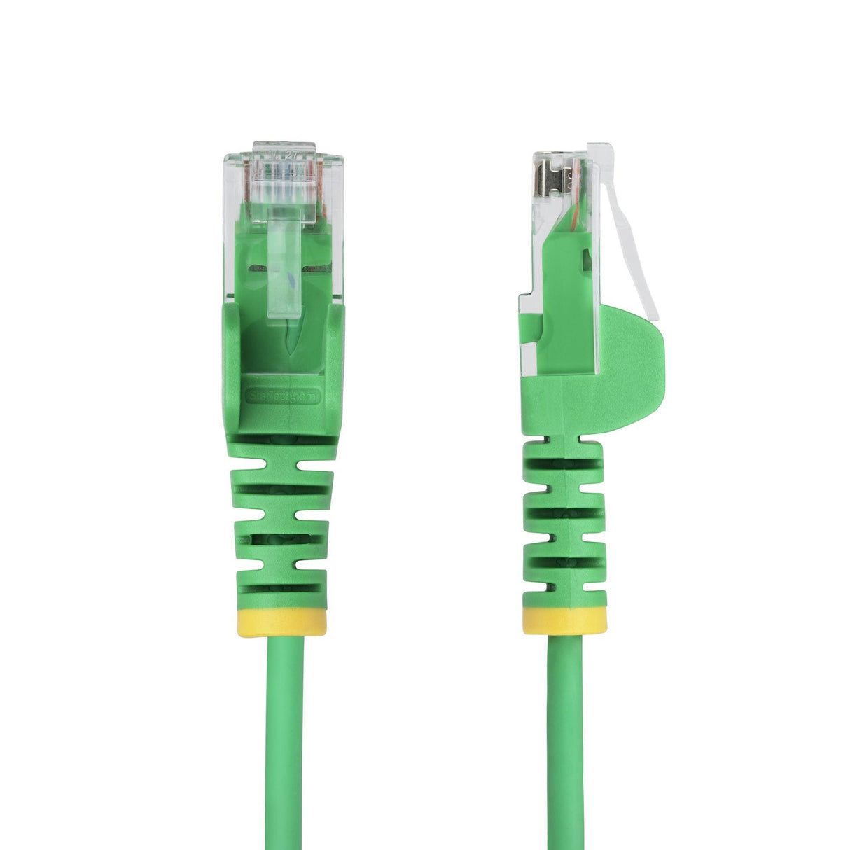 StarTech 2.5m Green Slim CAT6 Ethernet Cable, Snagless RJ45, UTP, LSZH, 28AWG Pure Bare Copper, Slim Network Patch Cord
