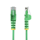 StarTech 3m Green Slim CAT6 Ethernet Cable, Snagless RJ45, UTP, LSZH, 28AWG Pure Bare Copper, Slim Network Patch Cord